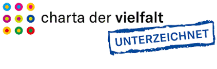Das Bild zeigt das Logo der Charta der Vielfalt. Das Bild zeigt das Logo der Charta der Vielfalt.